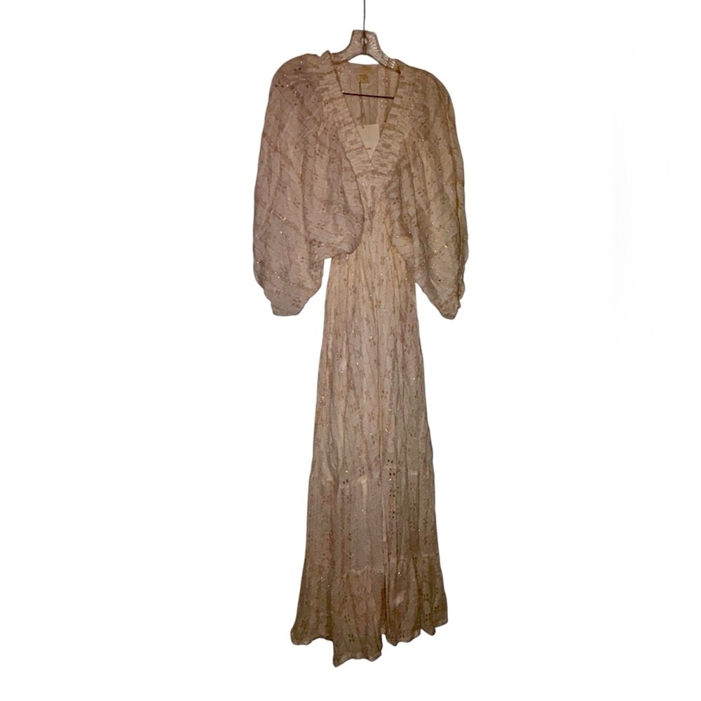 Elegant Cream Maxi Dress